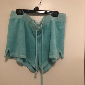 Vintage  Juicy Couture Mid Rise Terry Blue Shorts